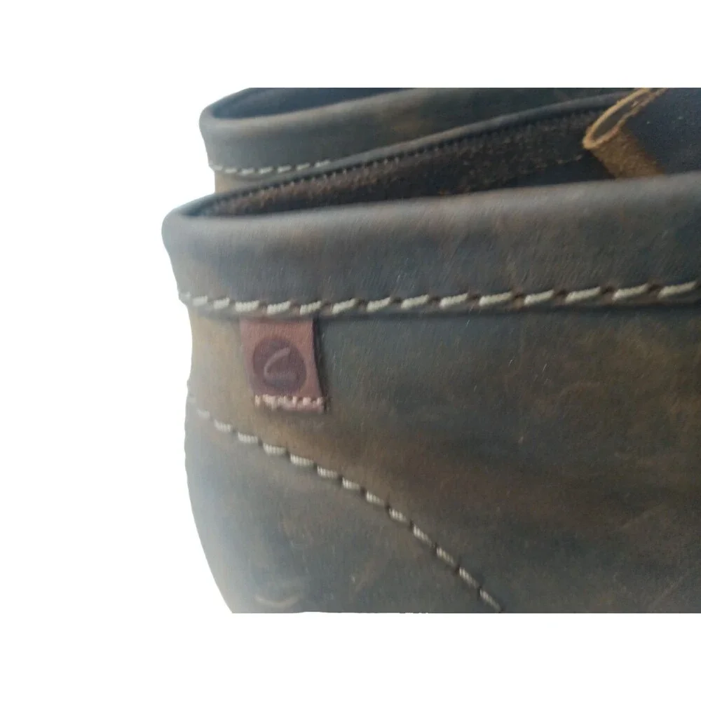 Clarks Shacre Chukka Boots Men's Size 10.5  Brown Leather
